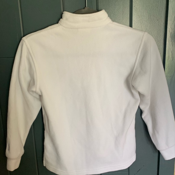 Spyder White Fleece Quarter Zip kids SIZE SMALL - Picture 2 of 6